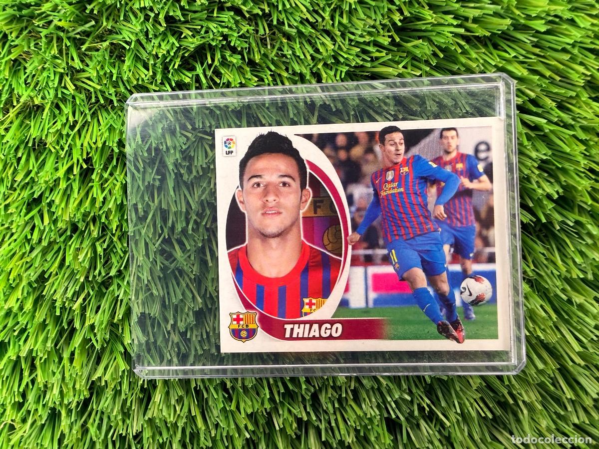 Cromos de f&uacute;tbol: N&ordm; 12 Thiago FC Barcelona Liga Este 12 13
