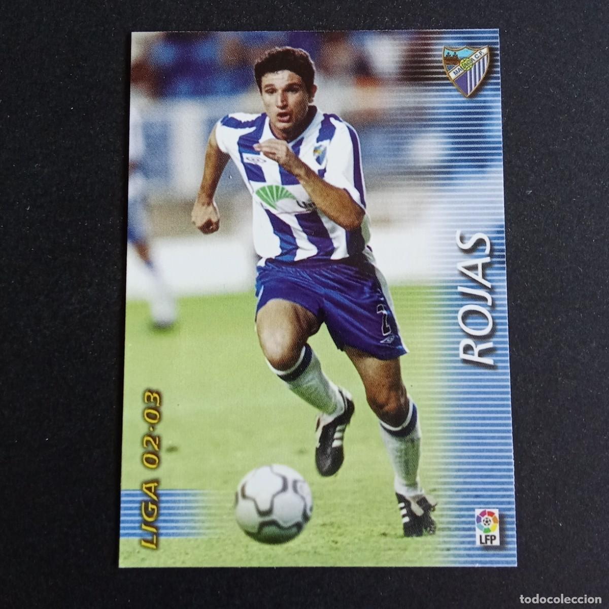Cromos de f&uacute;tbol: 166 ROJAS MALAGA LIGA 2002 2003 02 03 MEGAFICHAS PANINI