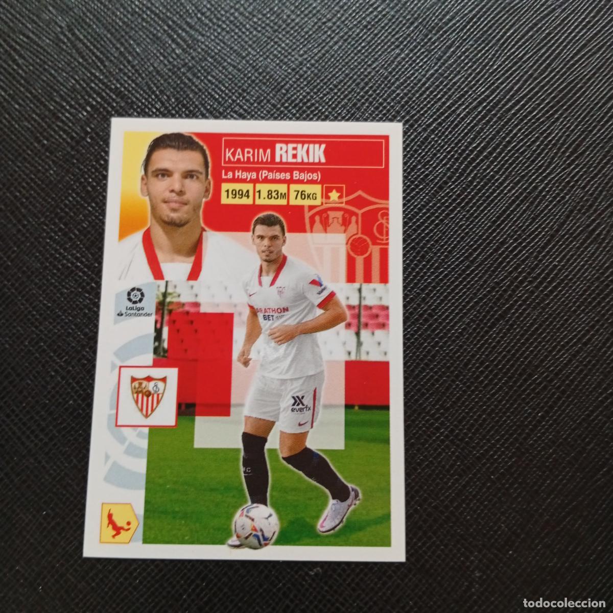 Cromos de f&uacute;tbol: REKIK SEVILLA ESTE 2020 2021 CROMO FUTBOL LIGA 20 21 - SIN PEGAR - A97 PG118 FICHAJE 56
