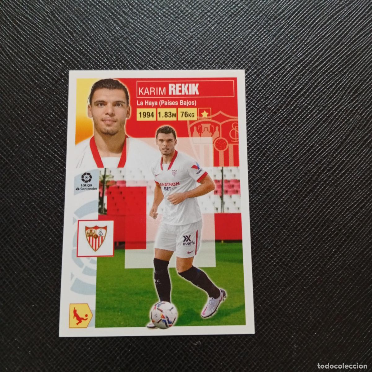Cromos de f&uacute;tbol: REKIK SEVILLA ESTE 2020 2021 CROMO FUTBOL LIGA 20 21 - SIN PEGAR - A97 PG118 FICHAJE 56