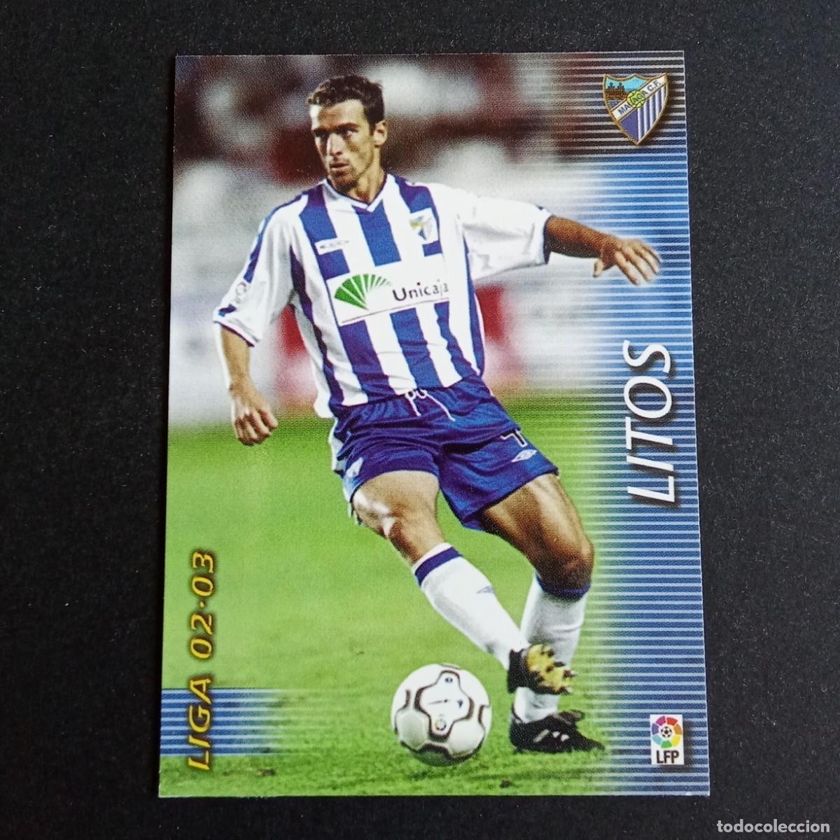 Cromos de f&uacute;tbol: 168 LITOS MALAGA LIGA 2002 2003 02 03 MEGAFICHAS PANINI