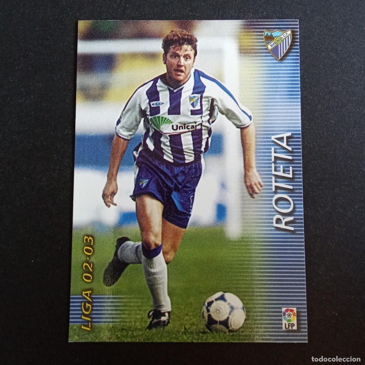 Fu&szlig;ball-Sticker: 169 ROTETA MALAGA LIGA 2002 2003 02 03 MEGAFICHAS PANINI