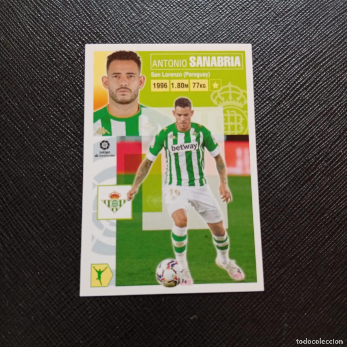 Cartes &agrave; collectionner de Football: SANABRIA REAL BETIS ESTE 2020 2021 CROMO FUTBOL LIGA 20 21 - SIN PEGAR - A97 PG154 FICHAJE 60