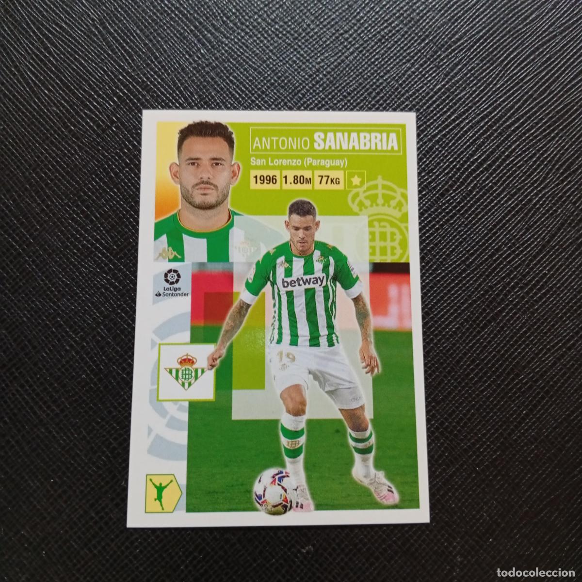 Cartes &agrave; collectionner de Football: SANABRIA REAL BETIS ESTE 2020 2021 CROMO FUTBOL LIGA 20 21 - SIN PEGAR - A97 PG154 FICHAJE 60