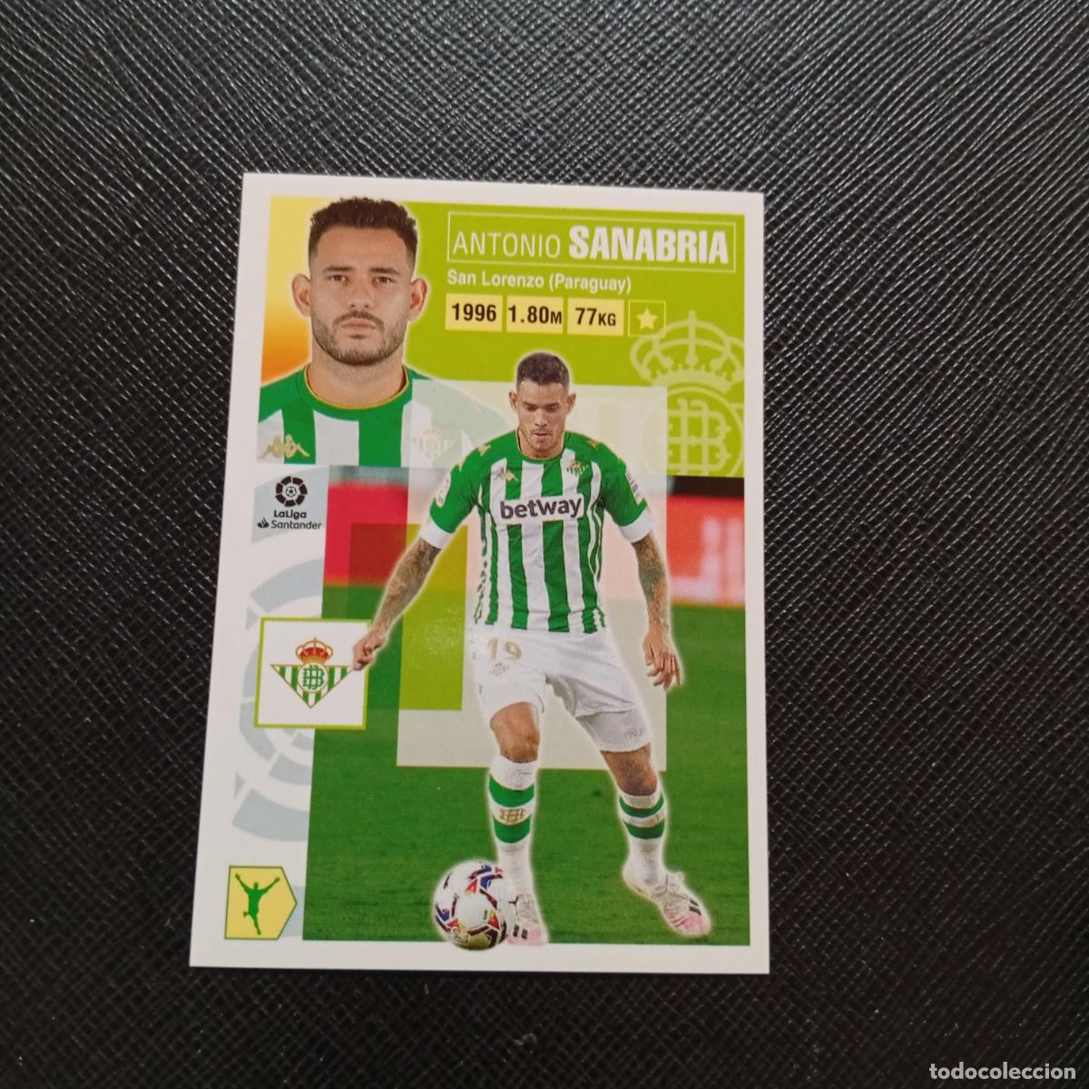 Cartes &agrave; collectionner de Football: SANABRIA REAL BETIS ESTE 2020 2021 CROMO FUTBOL LIGA 20 21 - SIN PEGAR - A97 PG154 FICHAJE 60