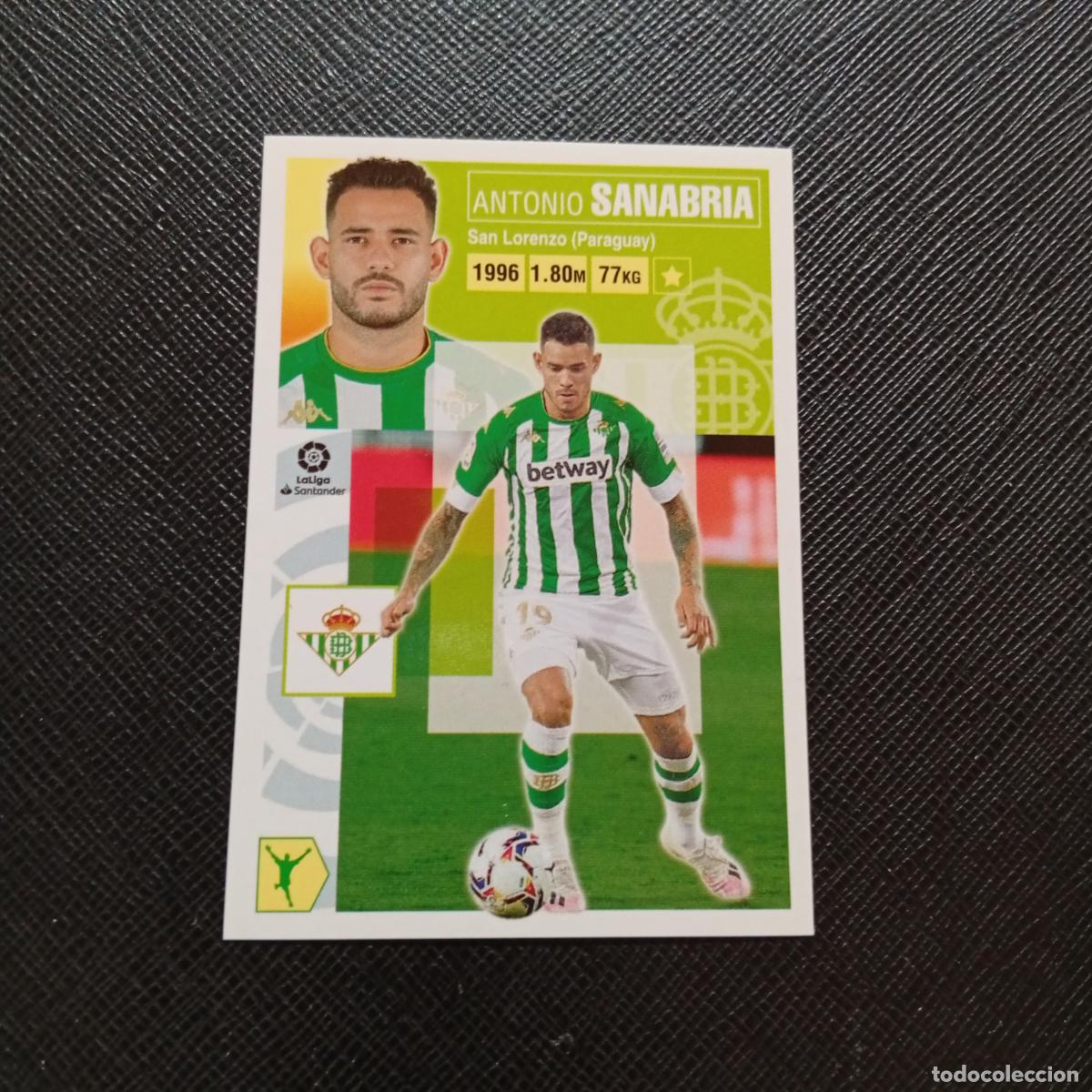 Cartes &agrave; collectionner de Football: SANABRIA REAL BETIS ESTE 2020 2021 CROMO FUTBOL LIGA 20 21 - SIN PEGAR - A97 PG163 FICHAJE 60