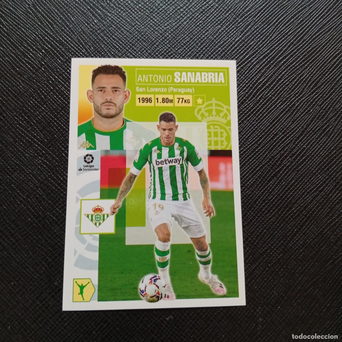 Cartes &agrave; collectionner de Football: SANABRIA REAL BETIS ESTE 2020 2021 CROMO FUTBOL LIGA 20 21 - SIN PEGAR - A97 PG163 FICHAJE 60