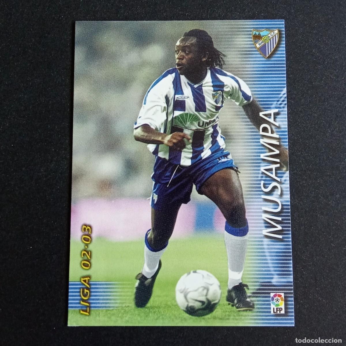 Cartes &agrave; collectionner de Football: 176 MUSAMPA MALAGA LIGA 2002 2003 02 03 MEGAFICHAS PANINI