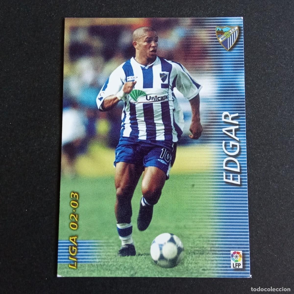 Cartes &agrave; collectionner de Football: 177 EDGAR MALAGA LIGA 2002 2003 02 03 MEGAFICHAS PANINI