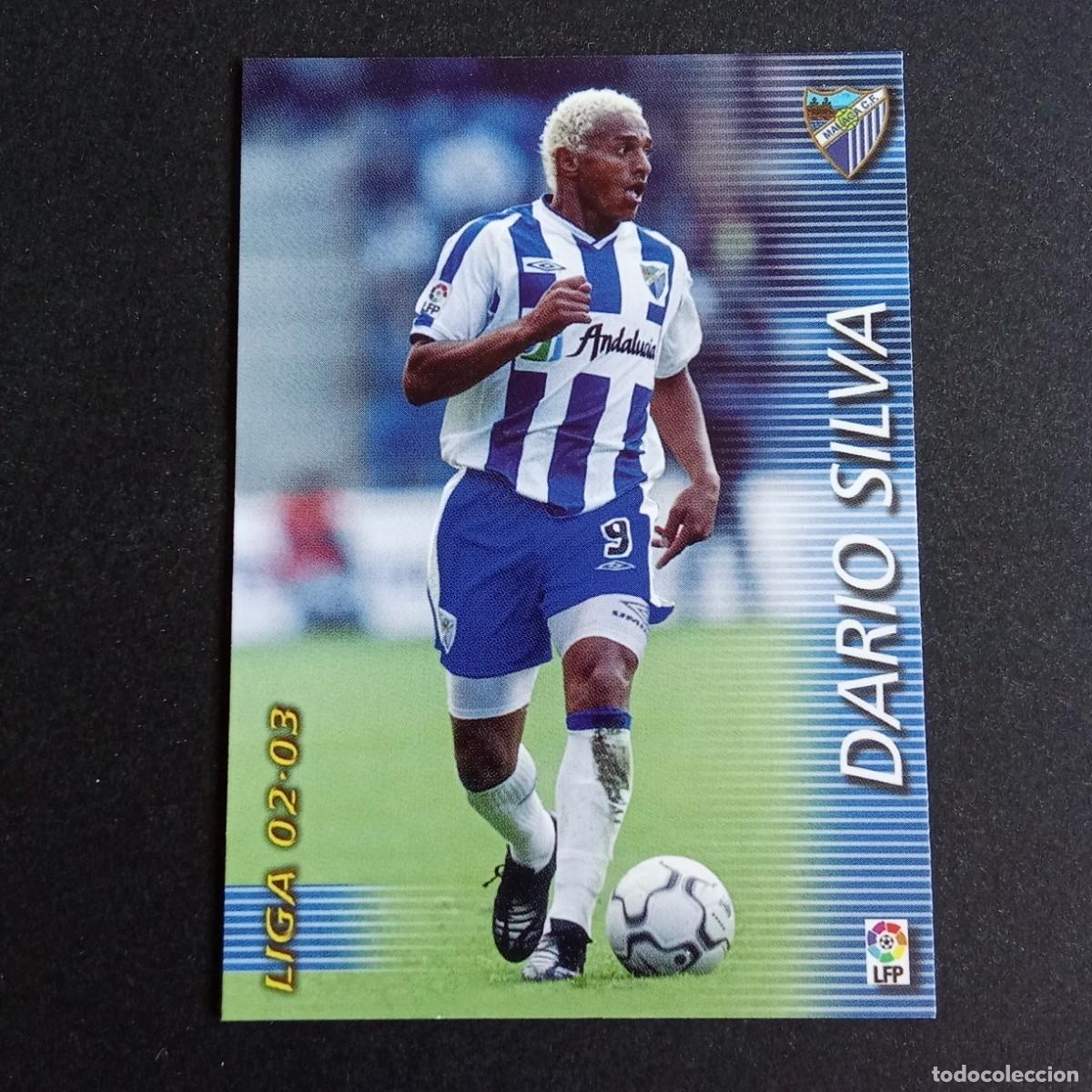 Cromos de f&uacute;tbol: 179 DARIO SILVA MALAGA LIGA 2002 2003 02 03 MEGAFICHAS PANINI