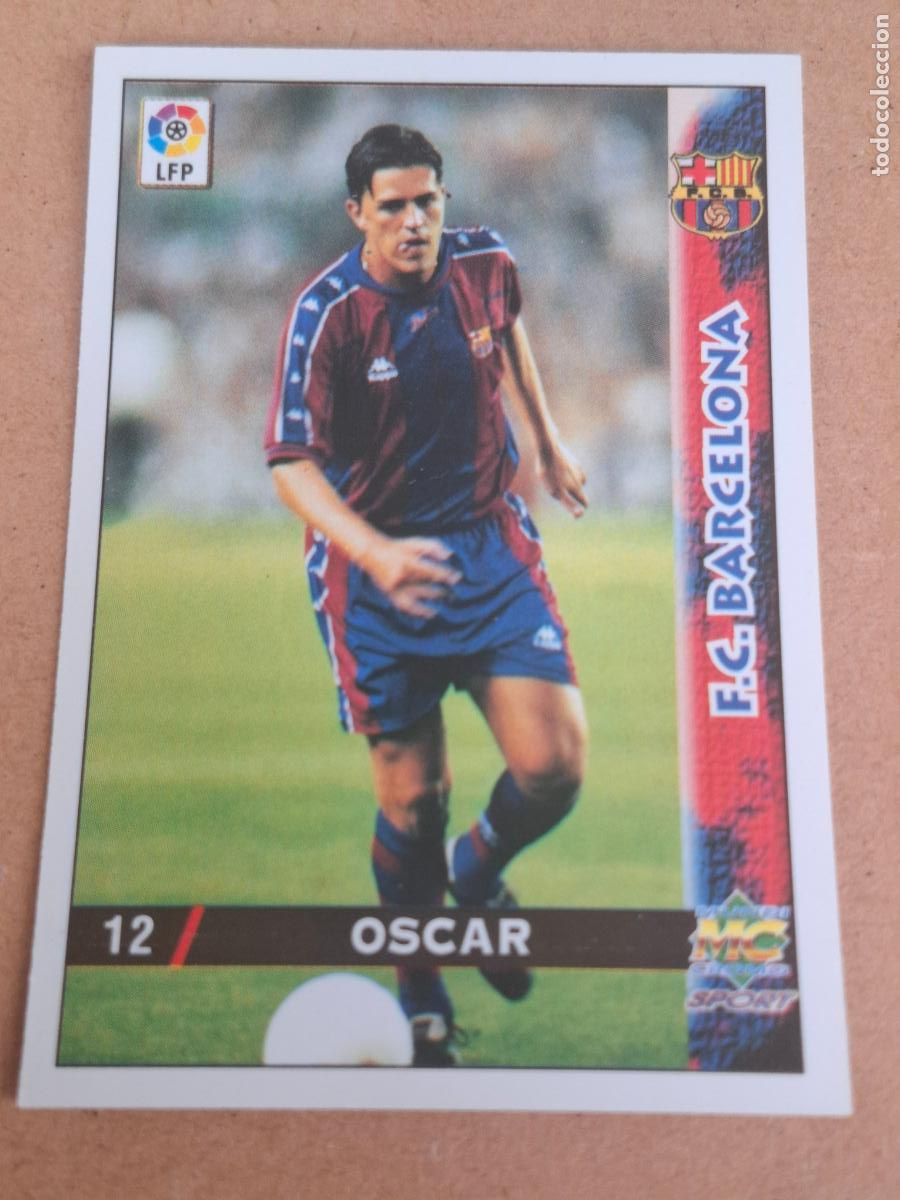 Cromos de f&uacute;tbol: MUNDICROMO 98 99 1998 1999 - 12 &Oacute;SCAR - FC. BARCELONA (CV)