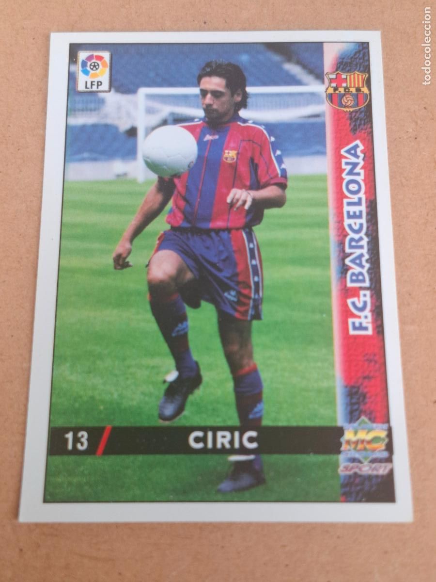 Figurine di Calcio: MUNDICROMO 98 99 1998 1999 - 13 CIRIC - FC. BARCELONA (CV)