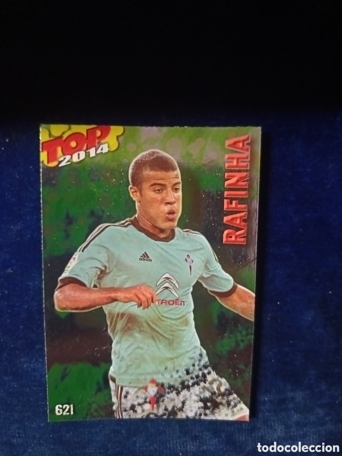 Figurine di Calcio: 621 Rafinha TOP BRILLO VERDE - MUNDICROMO 2013 2014 13-14