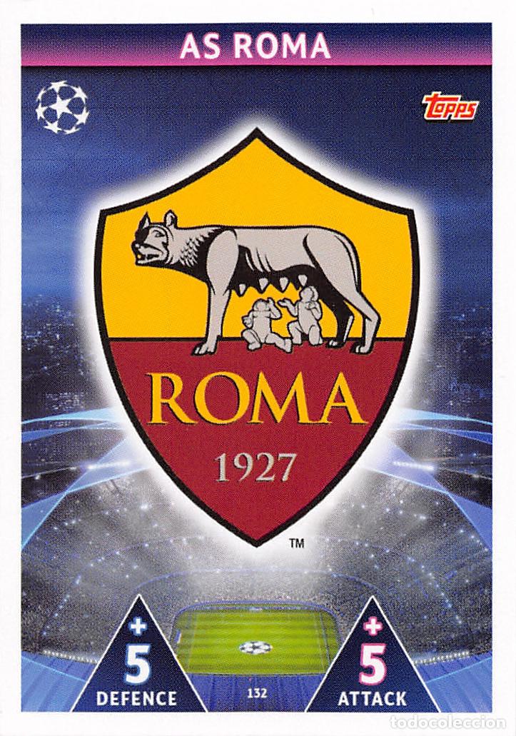 Fu&szlig;ball-Sticker: TOPPS MATCH ATTAX UCL (EDICION INDIA) 18/19 2018/2019 #132 ESCUDO (AS ROMA)