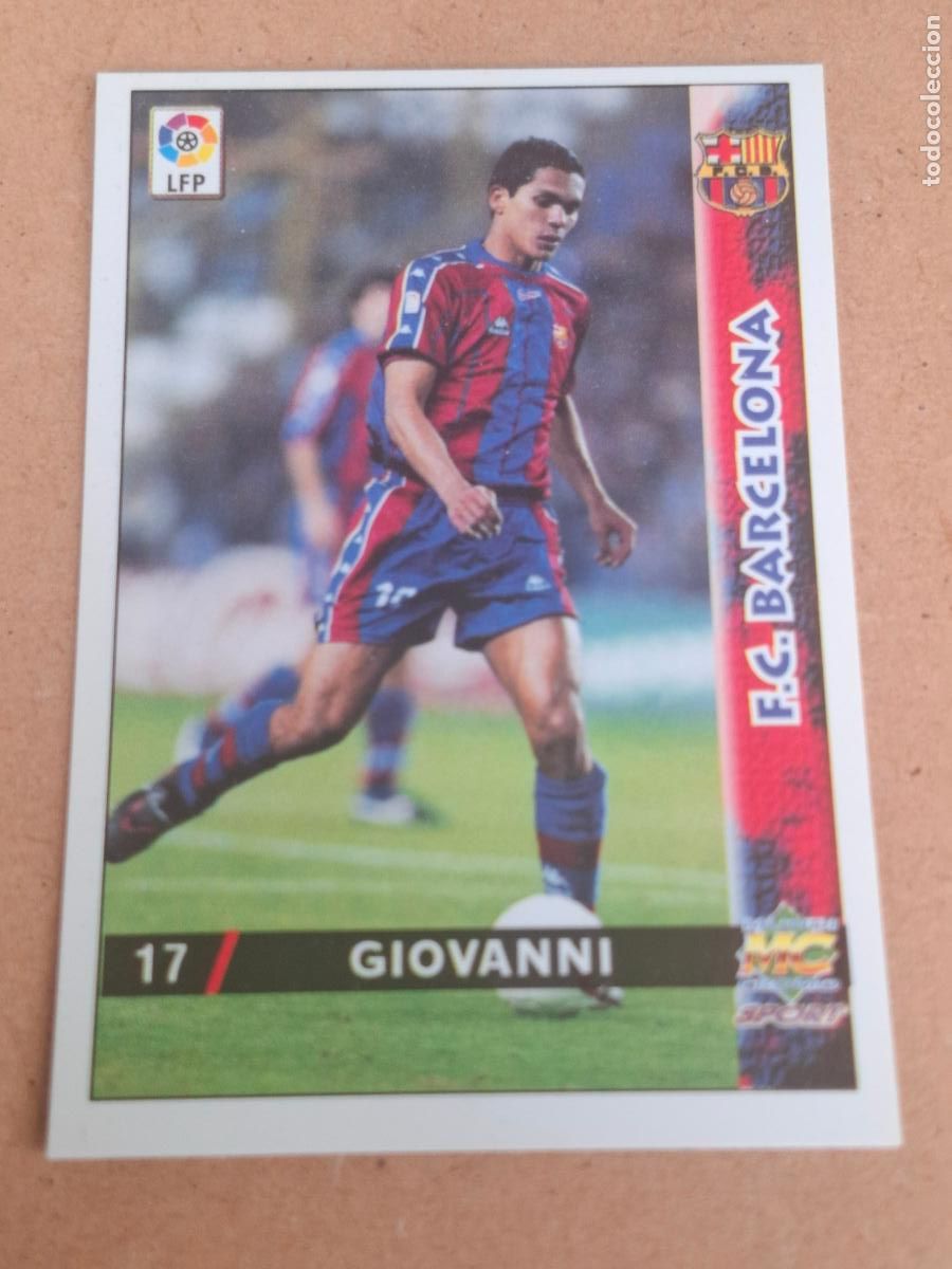 Fu&szlig;ball-Sticker: MUNDICROMO 98 99 1998 1999 - 17 GIOVANNI - FC. BARCELONA (CV)