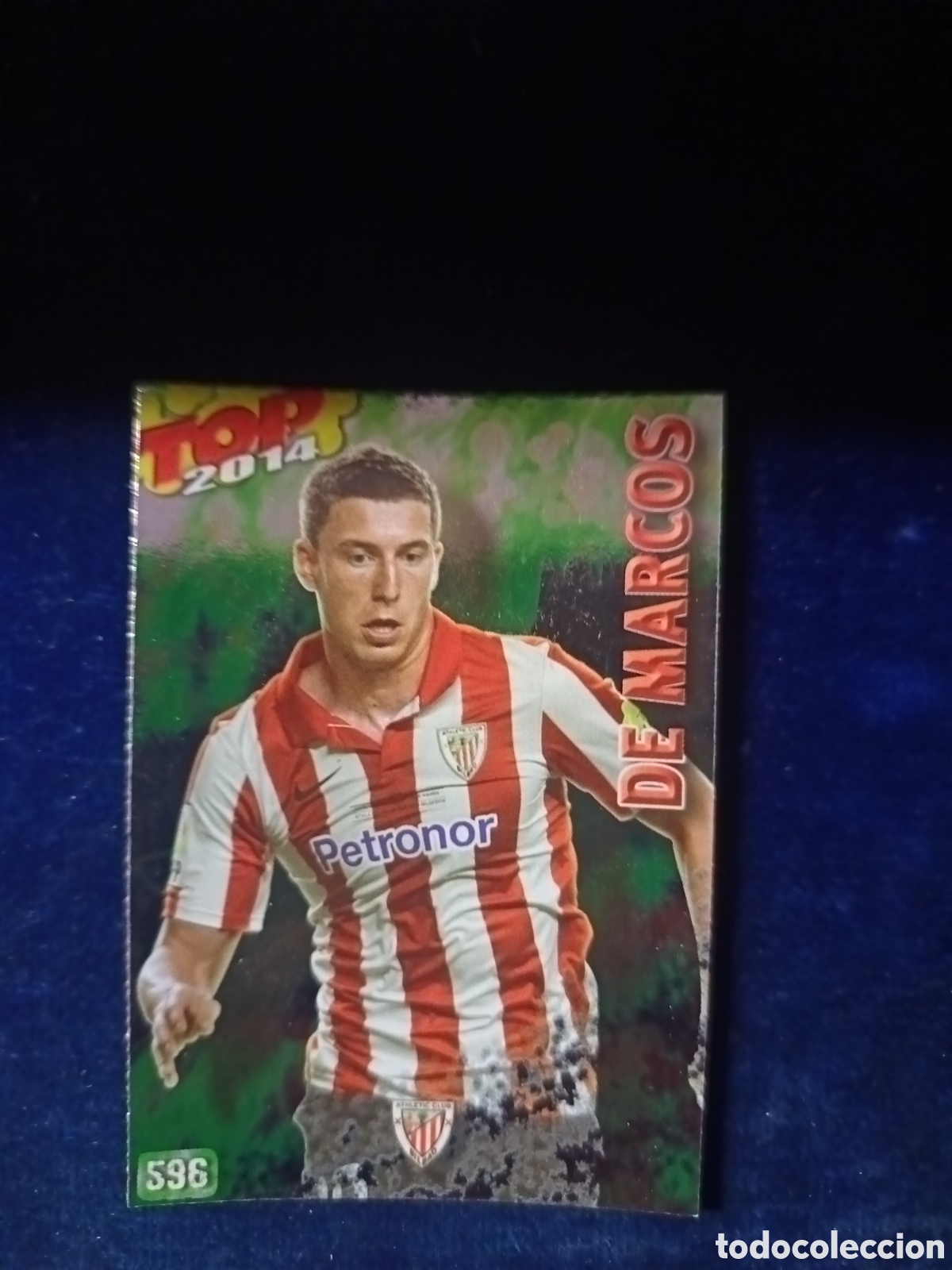 Fu&szlig;ball-Sticker: 596 De Marcos TOP BRILLO VERDE - MUNDICROMO 2013 2014 13-14