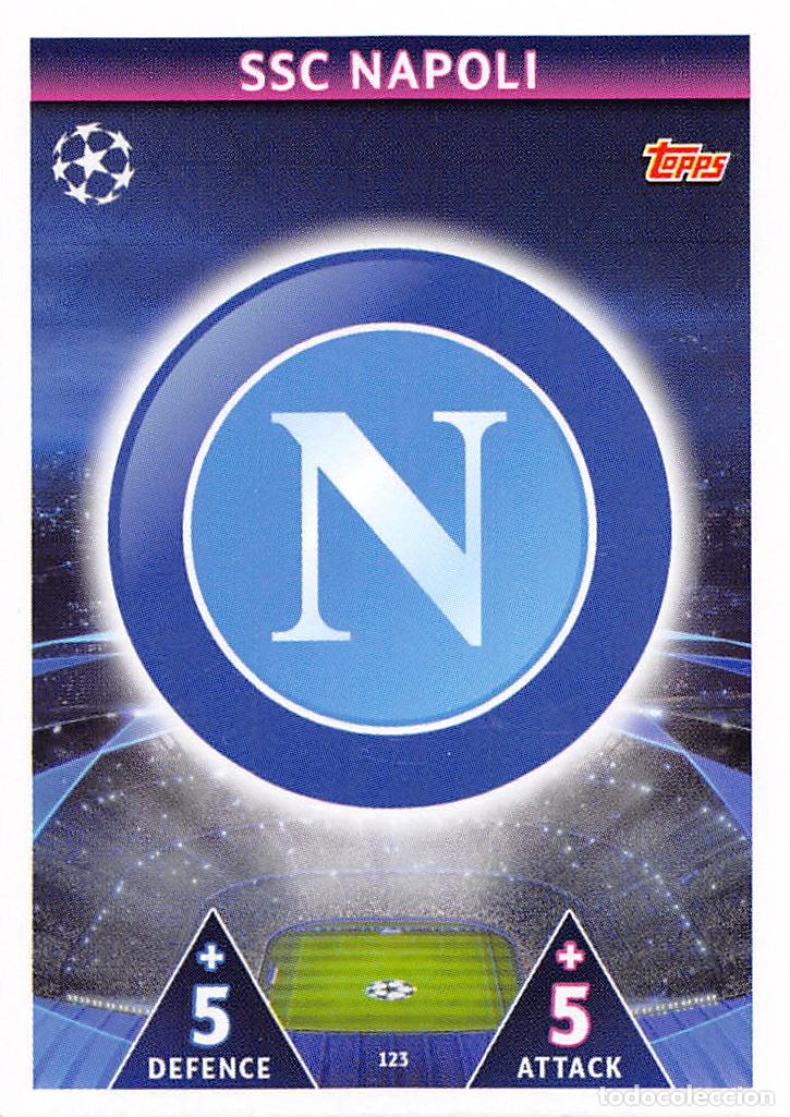Fu&szlig;ball-Sticker: TOPPS MATCH ATTAX UCL (EDICION INDIA) 18/19 2018/2019 #123 ESCUDO (SSC NAPOLI)