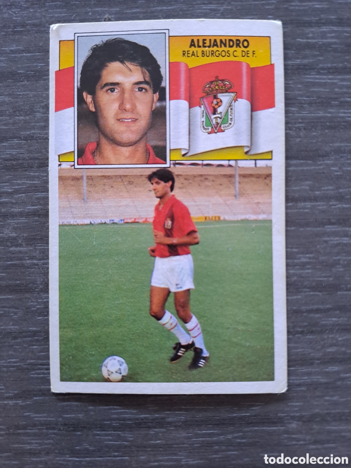 Figurine di Calcio: ALEJANDRO BURGOS FICHAJE 27 LIGA 90-91 SIN PEGAR