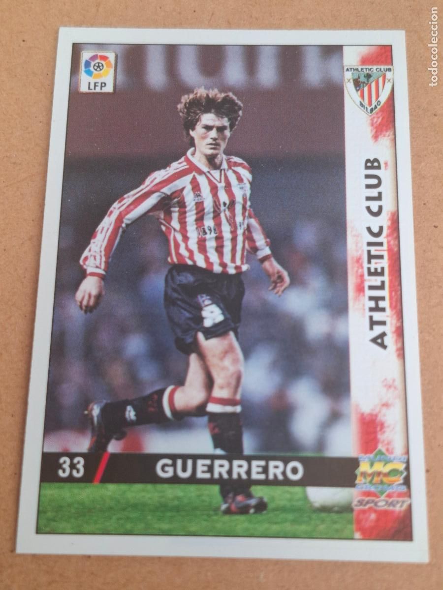 Figurine di Calcio: MUNDICROMO 98 99 1998 1999 - 33 GUERRERO - ATHLETIC CLUB (CV)