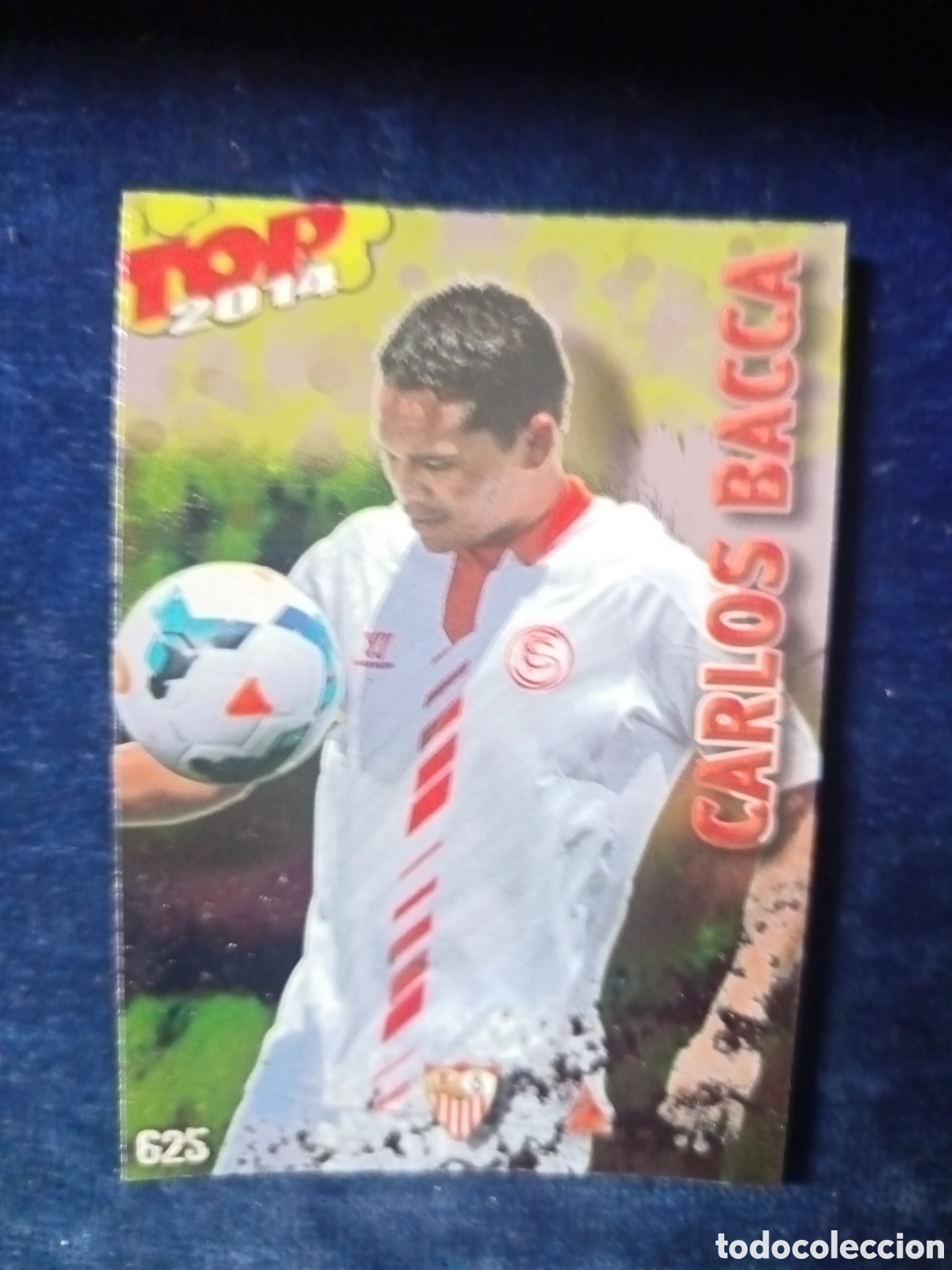 Cromos de f&uacute;tbol: 625 Carlos Bacca TOP BRILLO Dorado - MUNDICROMO 2013 2014 13-14