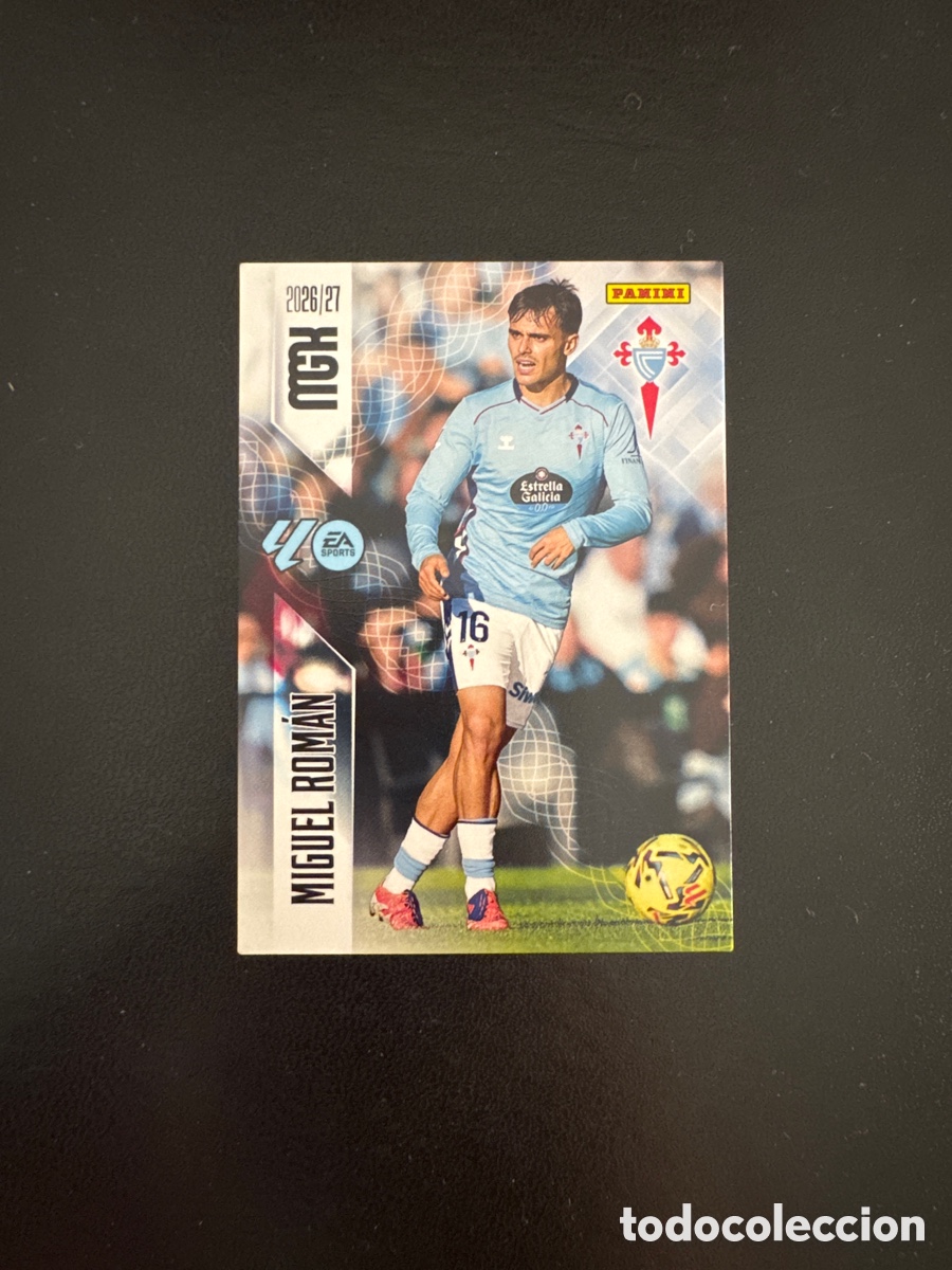 Cromos de f&uacute;tbol: MIGUEL ROM&Aacute;N CELTA DE VIGO NUMERO 119 MEGACRACKS 2026 2027