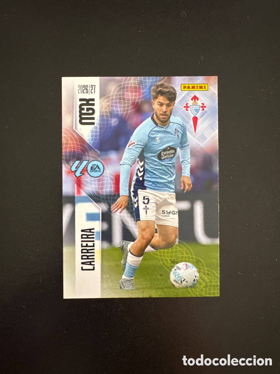 Cromos de f&uacute;tbol: CARREIRA CELTA DE VIGO NUMERO 117 MEGACRACKS 2026 2027
