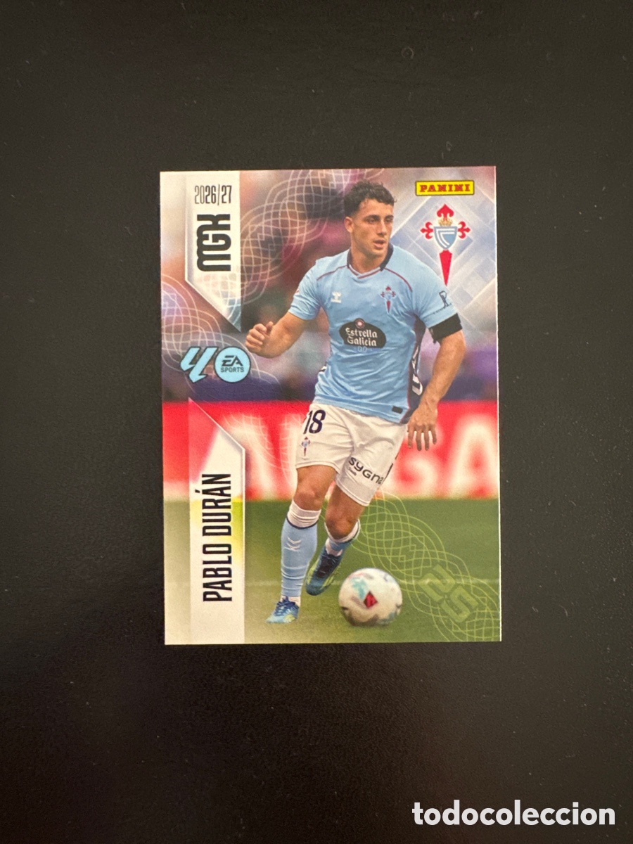 Cromos de f&uacute;tbol: PABLO DUR&Aacute;N CELTA DE VIGO NUMERO 123 MEGACRACKS 2026 2027