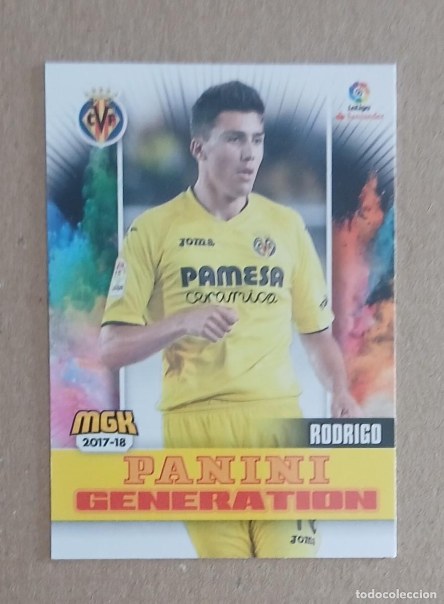 Cromos de f&uacute;tbol: CROMO n&ordm; 540 RODRI ROOKIE VILLARREAL MEGACRACKS 2017-2018 DE PANINI. Nuevo de sobre.