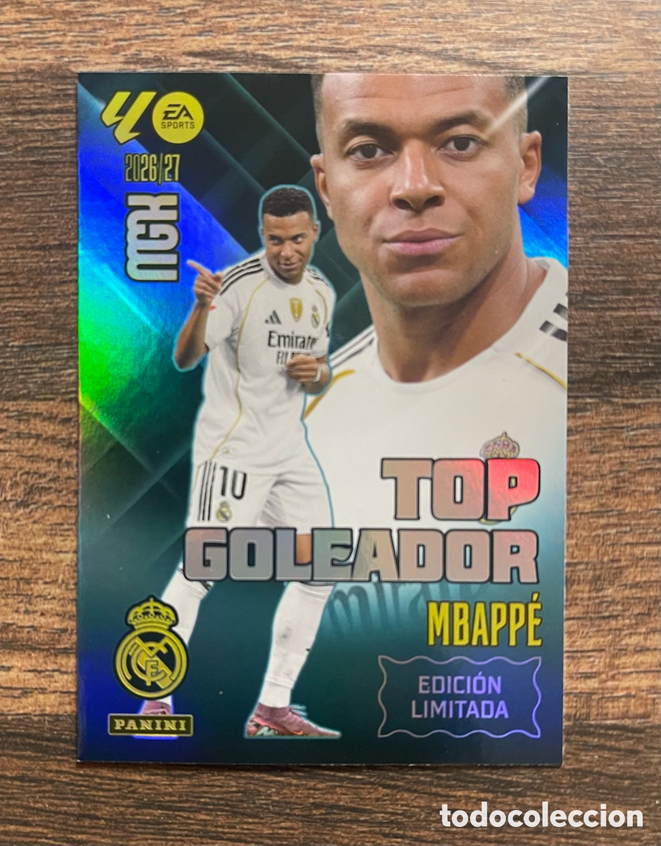 Cromos de f&uacute;tbol: Megacracks 2026/27 Mbappe Edicion Limitada