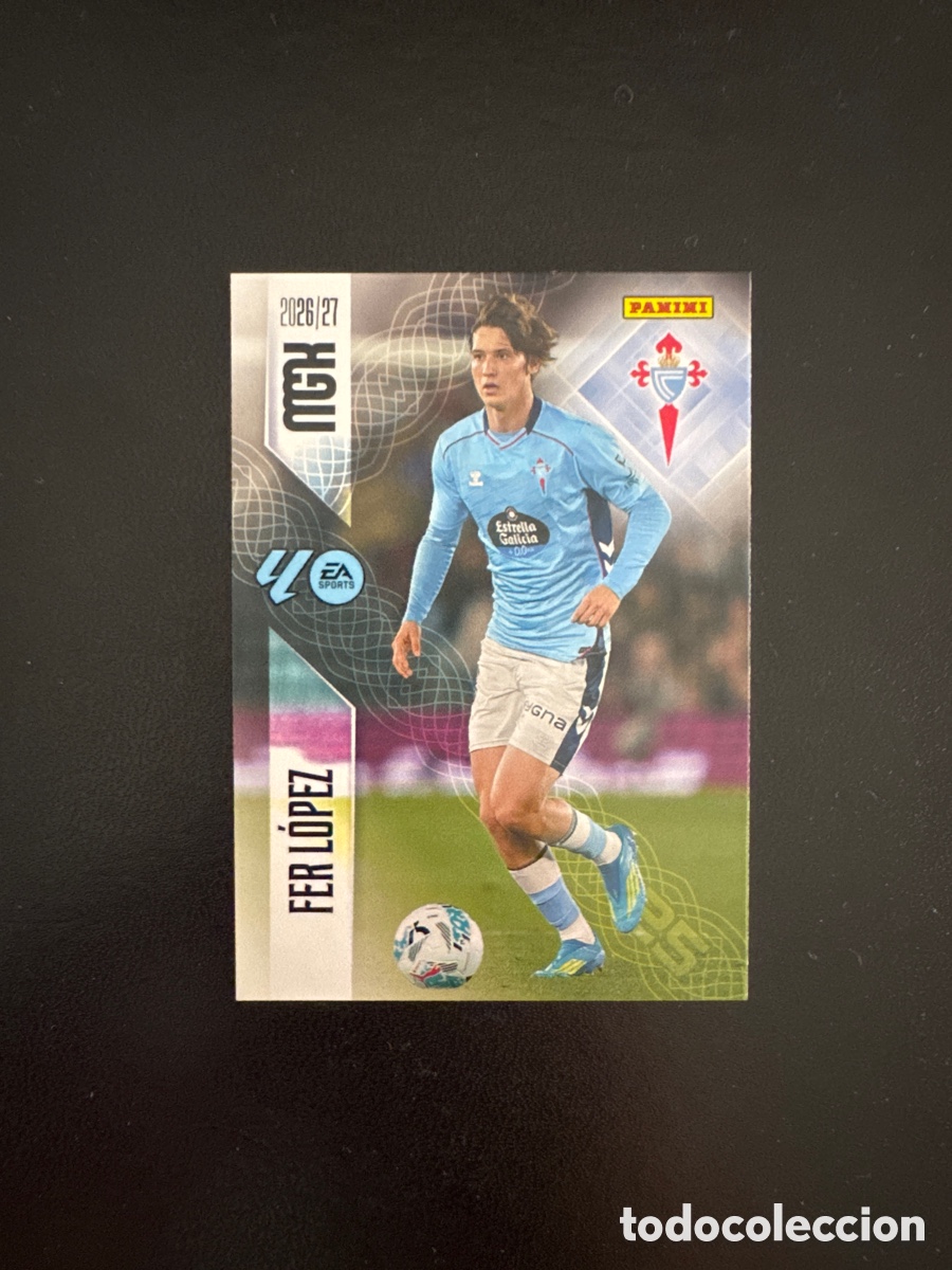Cromos de f&uacute;tbol: FER L&Oacute;PEZ CELTA DE VIGO NUMERO 121 MEGACRACKS 2026 2027