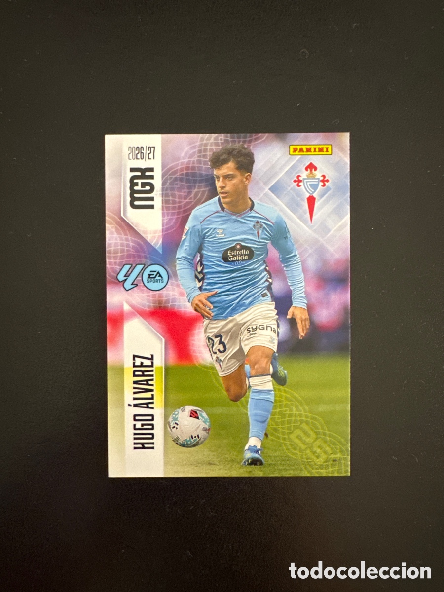 Cromos de f&uacute;tbol: HUGO ALVAREZ CELTA DE VIGO NUMERO 120 MEGACRACKS 2026 2027
