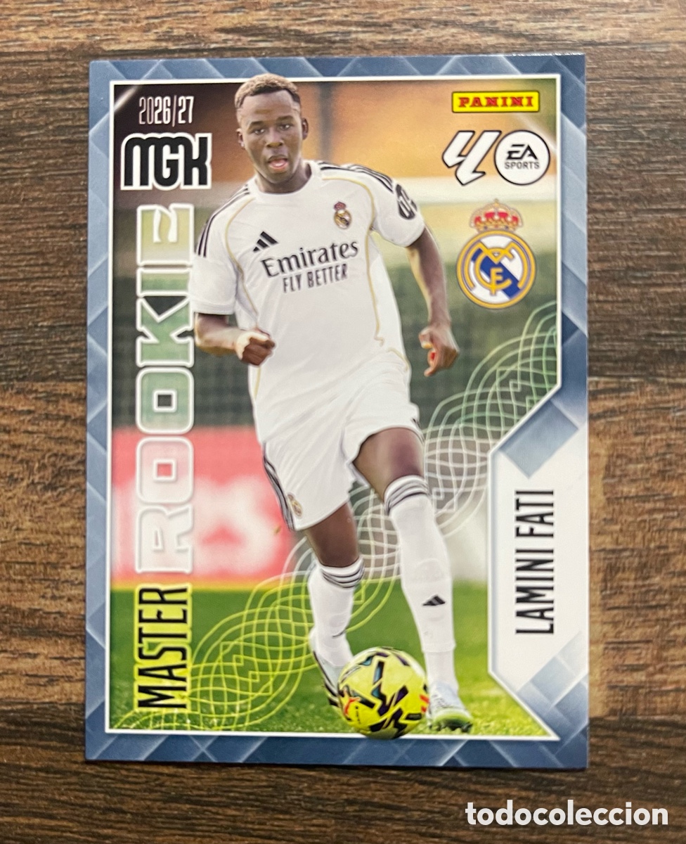 Cromos de f&uacute;tbol: Megacracks 2026/27 Lamini Fati Master Rookie