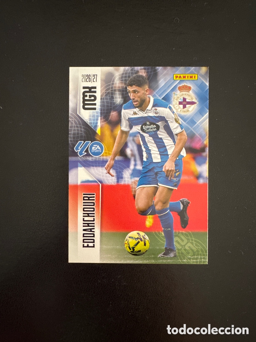 Football Stickers: EDDAHCHOURI DEPORTIVO DE LA CORU&Ntilde;A NUMERO 143 MEGACRACKS 2026 2027