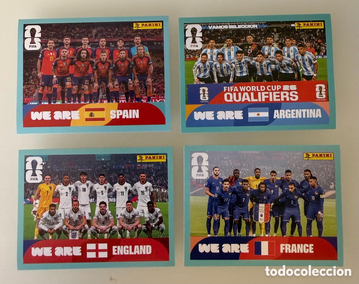 Fu&szlig;ball-Sticker: Colecci&oacute;n de cromos Panini de la FIFA World Cup 2026 Selecciones LEER DESCRIPCI&Oacute;N