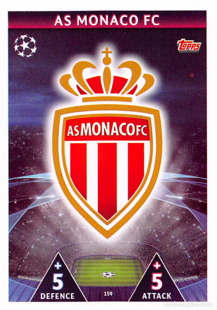 Cromos de f&uacute;tbol: TOPPS MATCH ATTAX UCL (EDICION INDIA) 18/19 2018/2019 #159 ESCUDO (AS MONACO)
