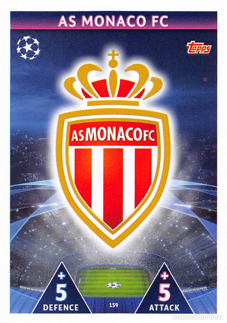 Cromos de f&uacute;tbol: TOPPS MATCH ATTAX UCL (EDICION INDIA) 18/19 2018/2019 #159 ESCUDO (AS MONACO)