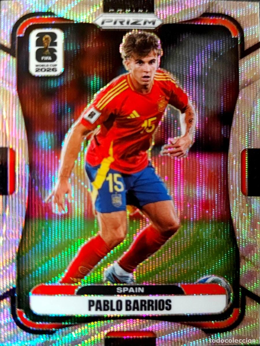 Cromos de f&uacute;tbol: 67 Pablo Barrios - Atletico Madrid - Espa&ntilde;a - PRIZM VERSION - PANINI FIFA World Cup 2026