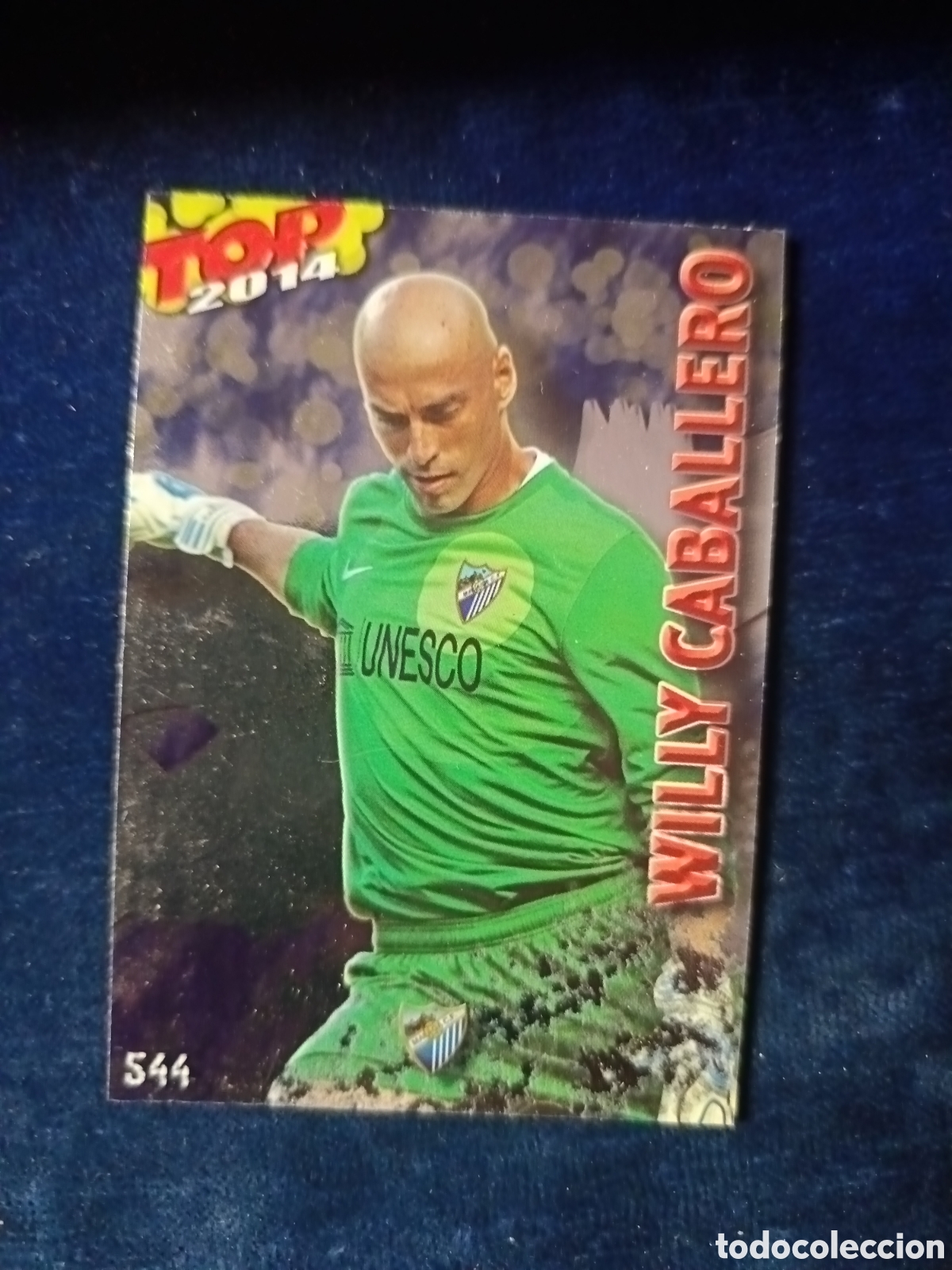 Cartes &agrave; collectionner de Football: 544 Caballero TOP Liso Azul- MUNDICROMO 2013 2014 13-14
