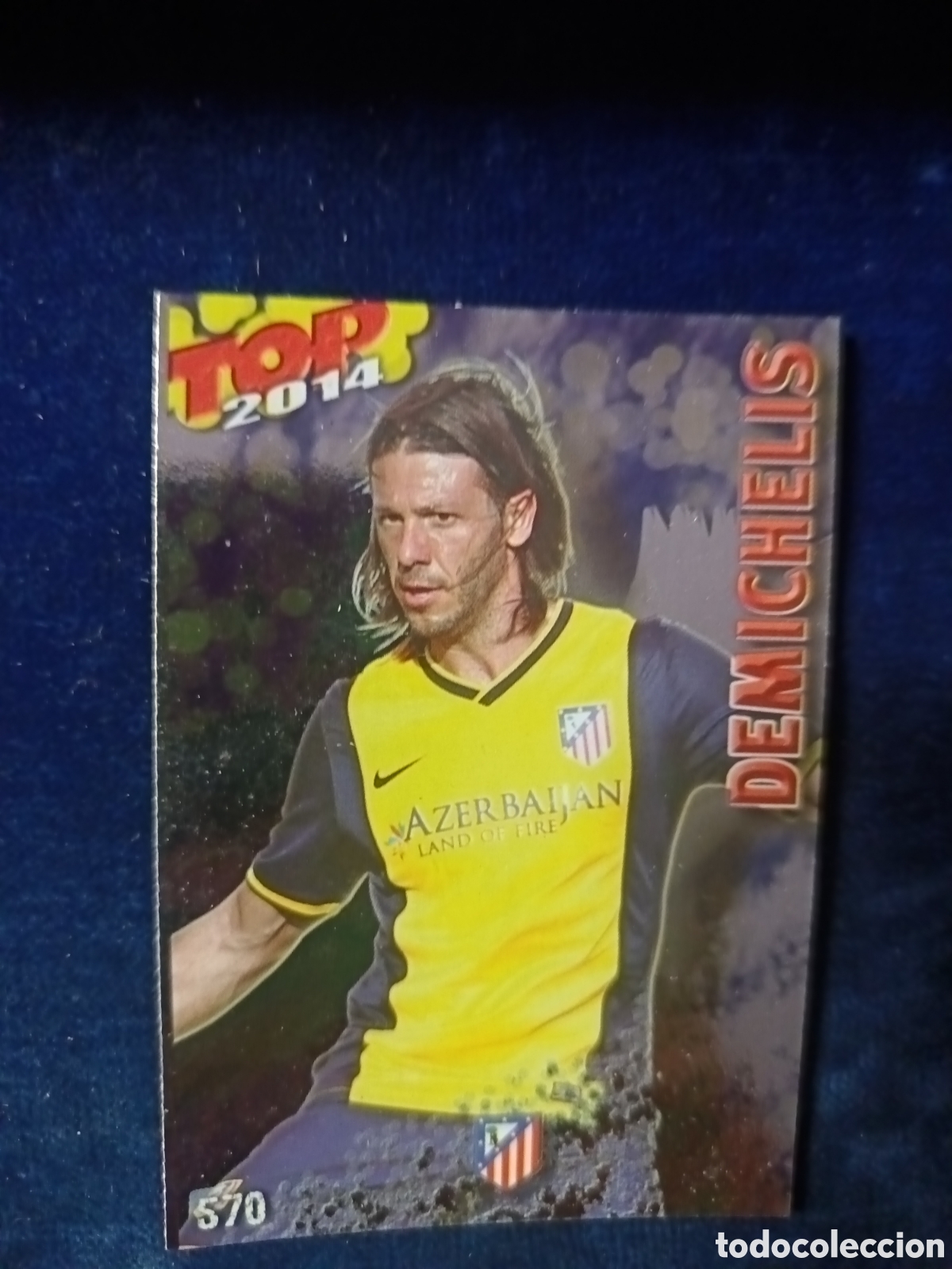 Cartes &agrave; collectionner de Football: 570 Demichelis TOP Liso Azul- MUNDICROMO 2013 2014 13-14