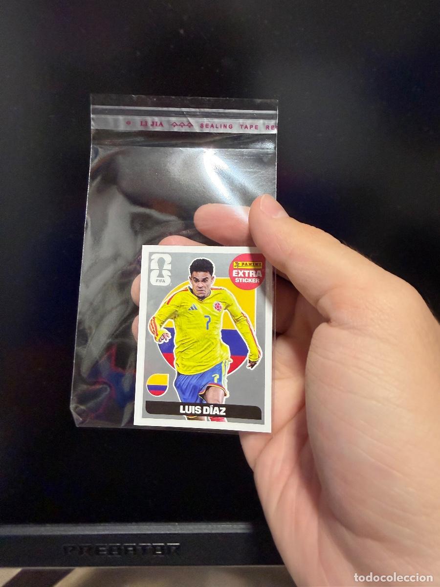Cromos de f&uacute;tbol: Luis D&iacute;az Extra Sticker Mundial 2026