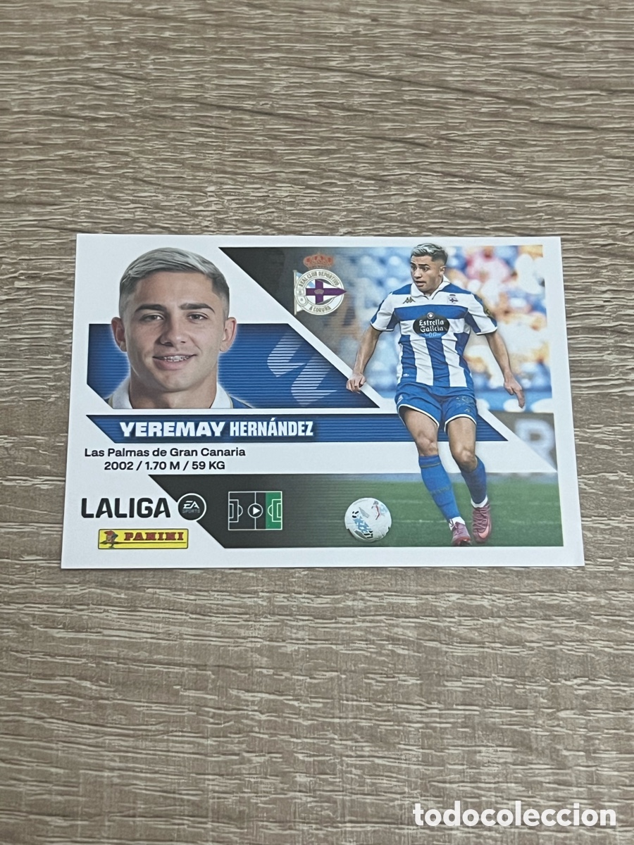 Cromos de f&uacute;tbol: Yeremay cromo N18 del deportivo liga este 2026/27