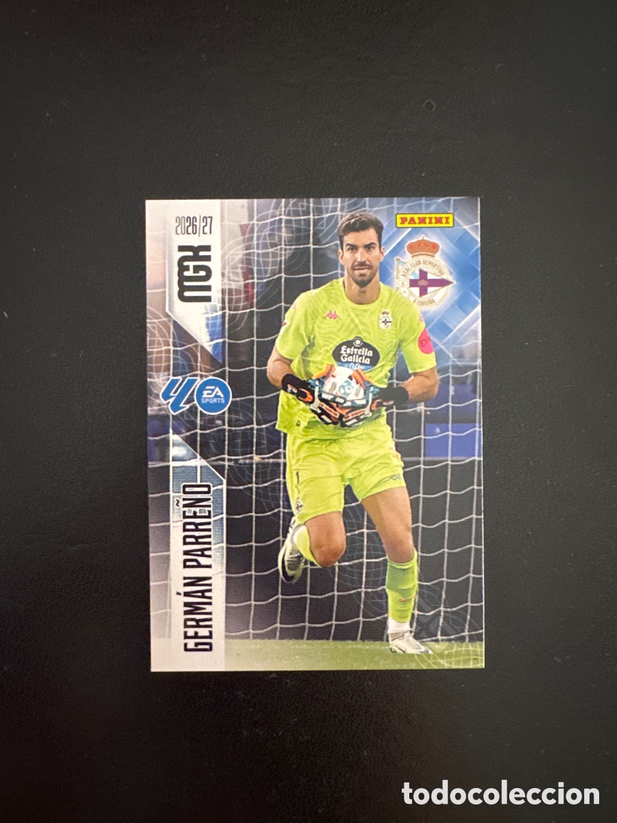 Cartes &agrave; collectionner de Football: GERM&Aacute;N PARRE&Ntilde;O DEPORTIVO DE LA CORU&Ntilde;A NUMERO 129 MEGACRACKS 2026 2027