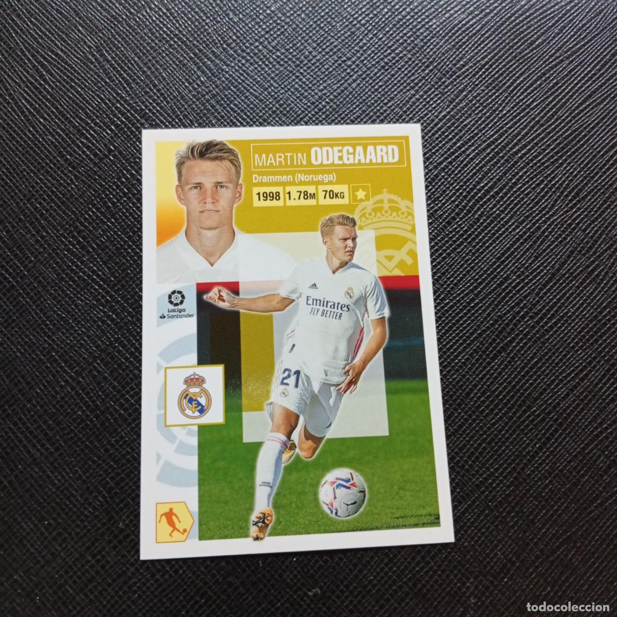 Cartes &agrave; collectionner de Football: ODEGAARD REAL MADRID ESTE 2020 2021 CROMO FUTBOL LIGA 20 21 - SIN PEGAR - A97 PG208 FICHAJE 68