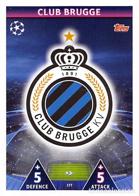 Fu&szlig;ball-Sticker: TOPPS MATCH ATTAX UCL (EDICION INDIA) 18/19 2018/2019 #177 ESCUDO (CLUB BRUGGE)