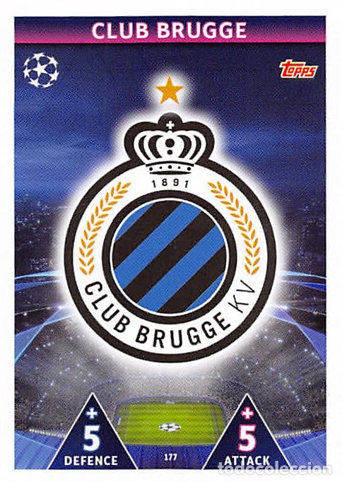 Fu&szlig;ball-Sticker: TOPPS MATCH ATTAX UCL (EDICION INDIA) 18/19 2018/2019 #177 ESCUDO (CLUB BRUGGE)