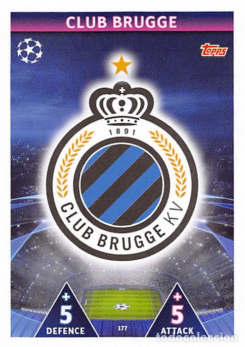 Fu&szlig;ball-Sticker: TOPPS MATCH ATTAX UCL (EDICION INDIA) 18/19 2018/2019 #177 ESCUDO (CLUB BRUGGE)