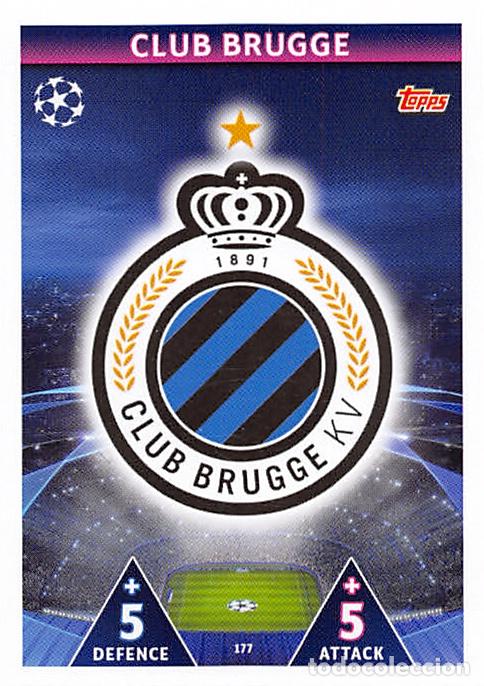 Fu&szlig;ball-Sticker: TOPPS MATCH ATTAX UCL (EDICION INDIA) 18/19 2018/2019 #177 ESCUDO (CLUB BRUGGE)