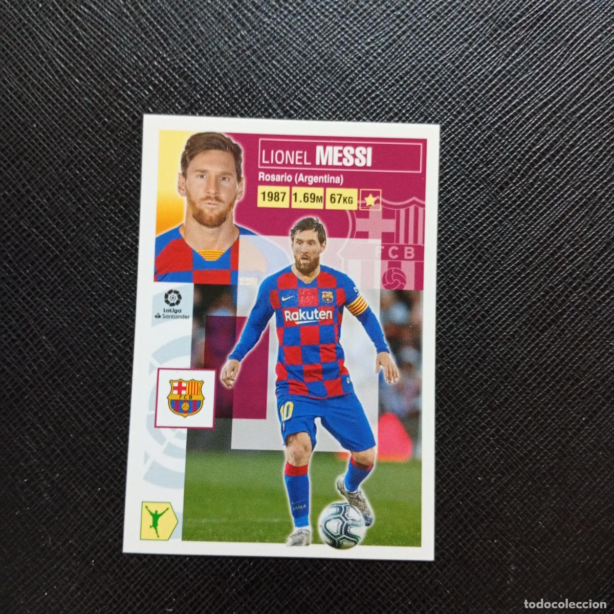 Cromos de f&uacute;tbol: MESSI BARCELONA ESTE 2020 2021 CROMO FUTBOL LIGA 20 21 - SIN PEGAR - A97 PG244