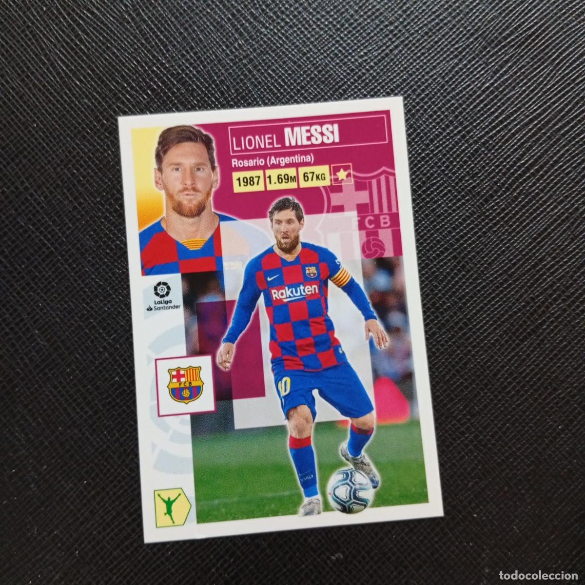 Cromos de f&uacute;tbol: MESSI BARCELONA ESTE 2020 2021 CROMO FUTBOL LIGA 20 21 - SIN PEGAR - A97 PG244