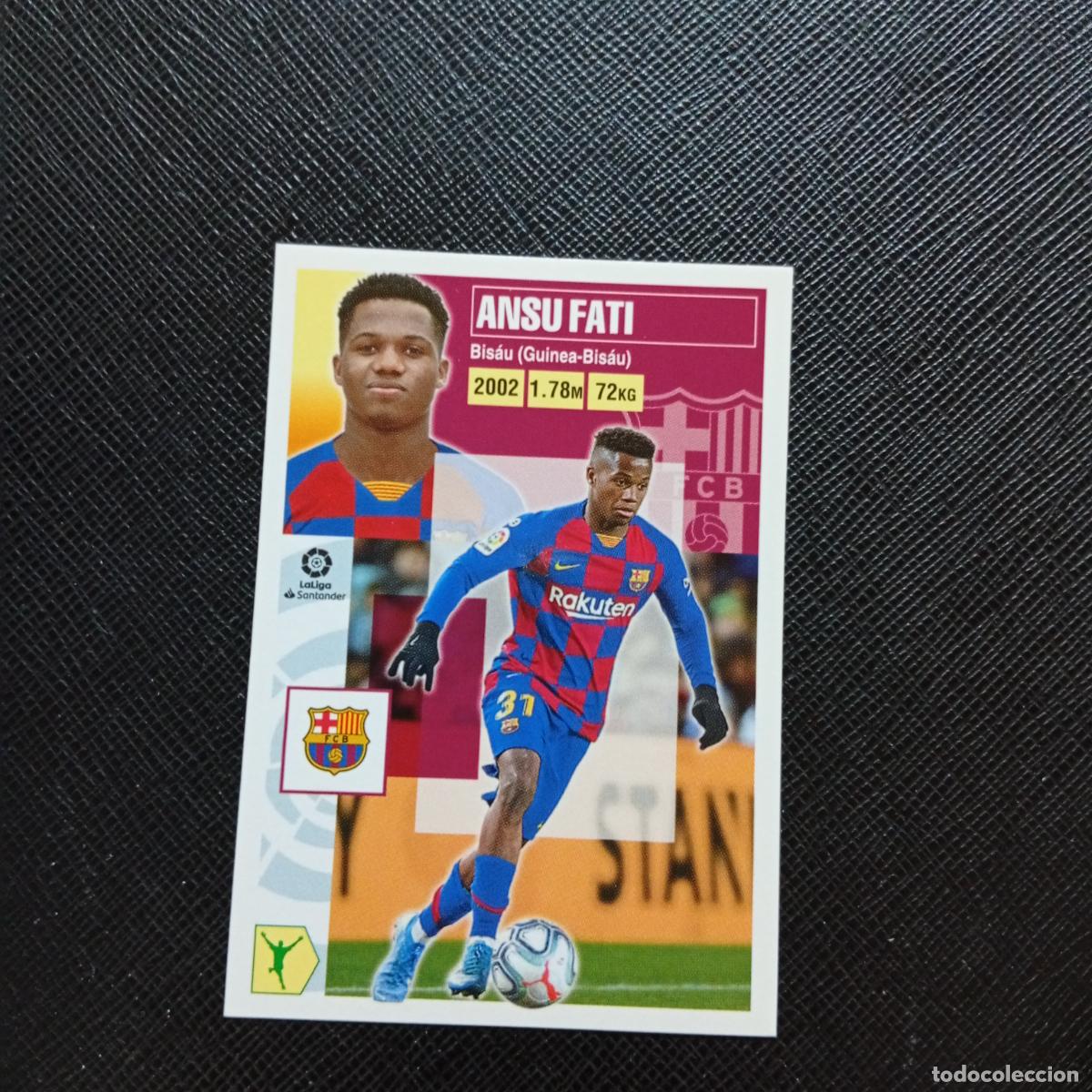Cromos de f&uacute;tbol: ANSU FATI BARCELONA ESTE 2020 2021 CROMO FUTBOL LIGA 20 21 - SIN PEGAR - A97 PG244